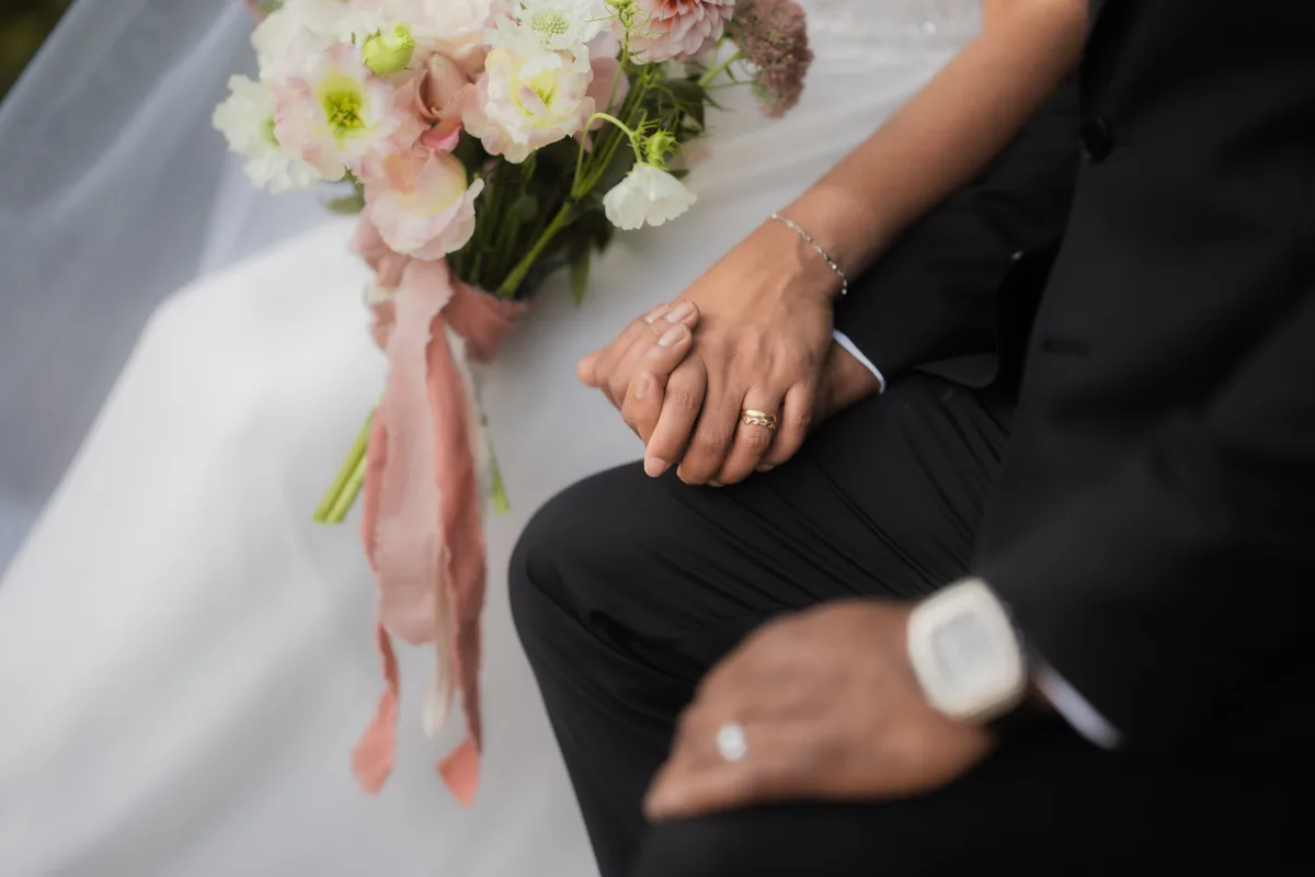 Bridal floral arrangement