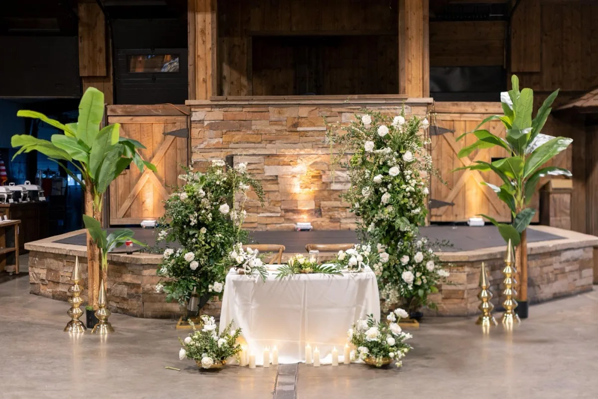 Ceremony & reception altar arrangements